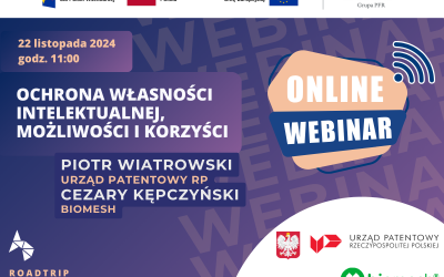 Zapraszamy na  webinar Meet&Learn pt. „Ochrona własności intelektualnej, możliwości i korzyści”