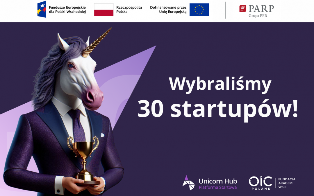 Wybraliśmy 30 startupów, które wezmą udział w V Rundzie Inkubacji!