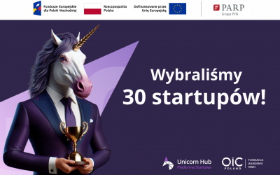 Wybraliśmy 30 startupów, które wezmą udział w V Rundzie Inkubacji!