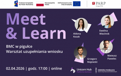 Zapraszamy na webinar: Meet&Learn – Od pomysłu do rynku